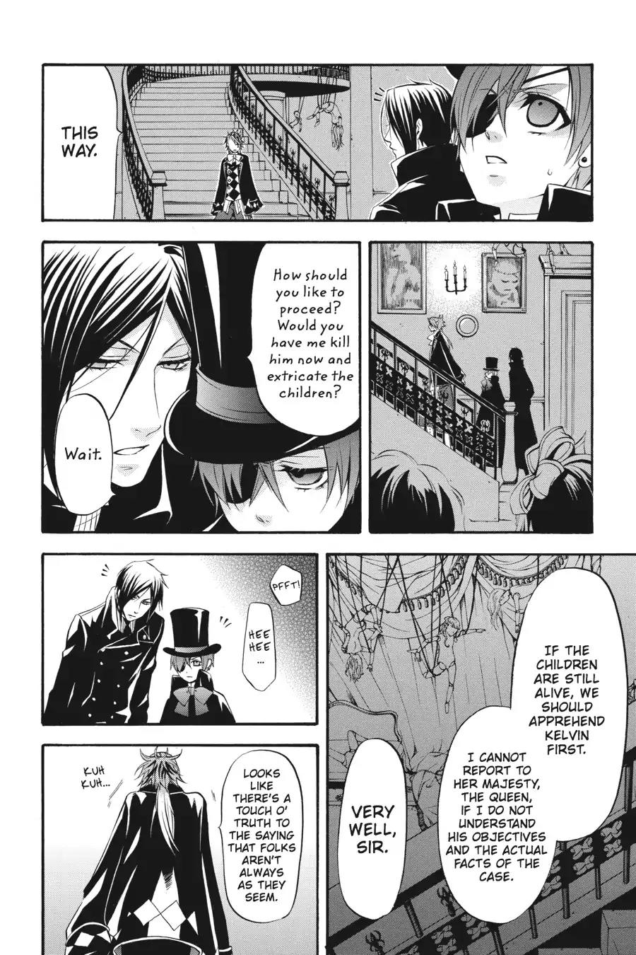 Kuroshitsuji Chapter 31 page 4 - Chapter 31: At night: The Butler, A Spectator