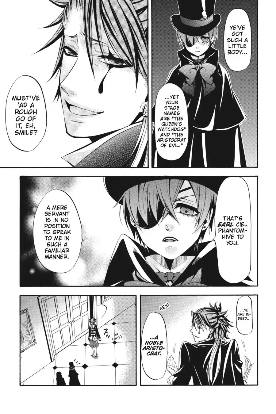 Kuroshitsuji Chapter 31 page 5 - Chapter 31: At night: The Butler, A Spectator