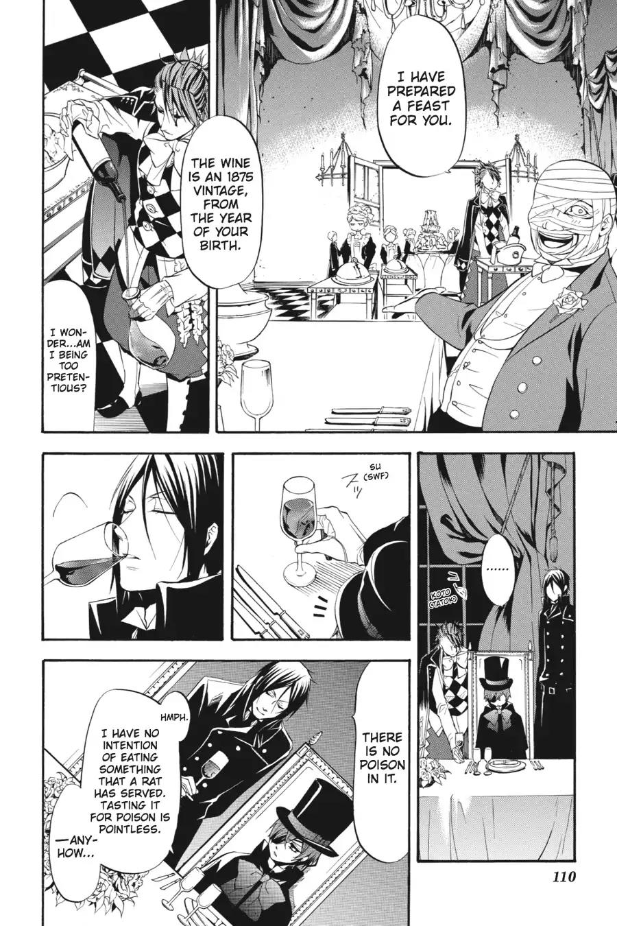 Kuroshitsuji Chapter 31 page 8 - Chapter 31: At night: The Butler, A Spectator