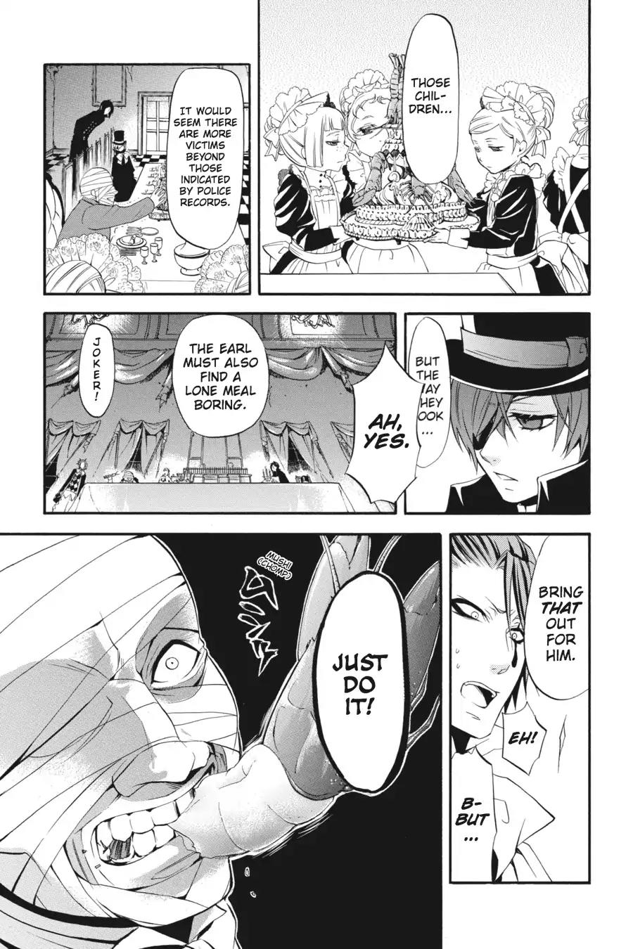 Kuroshitsuji Chapter 31 page 9 - Chapter 31: At night: The Butler, A Spectator