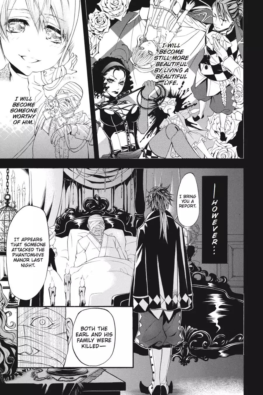 Kuroshitsuji Chapter 32 page 13 - Chapter 32: At midnight: The Butler, Mocking