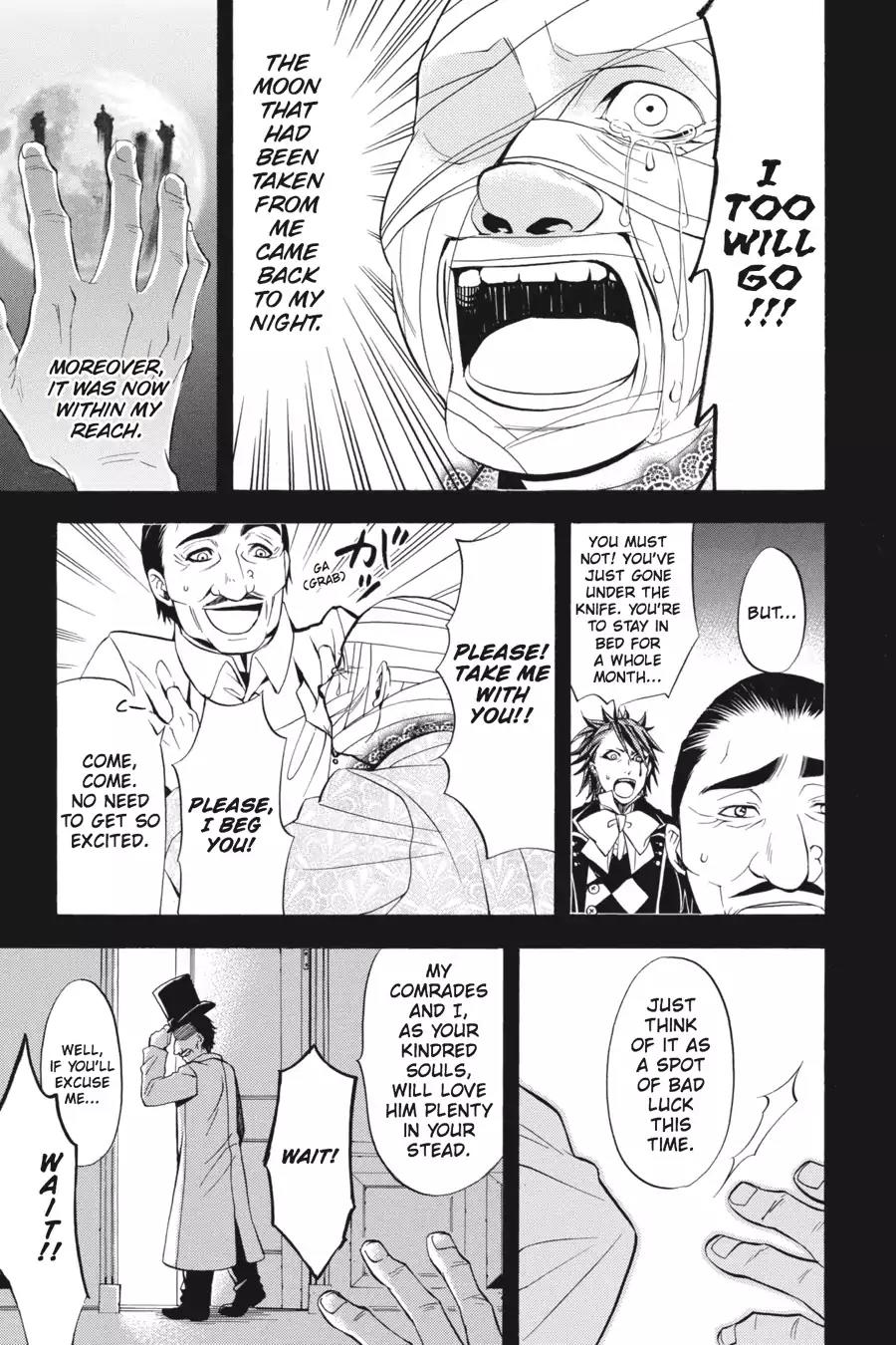 Kuroshitsuji Chapter 32 page 15 - Chapter 32: At midnight: The Butler, Mocking
