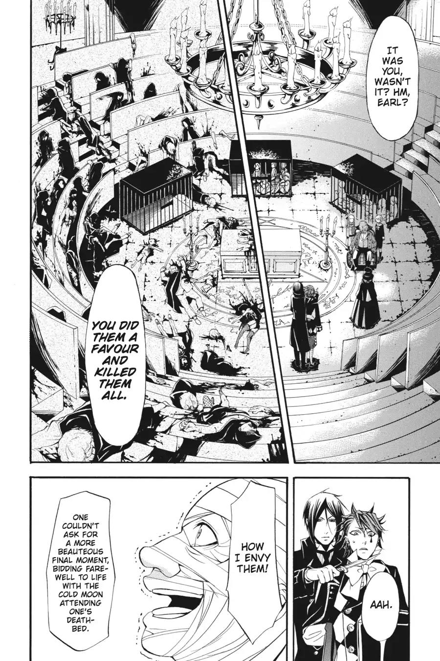 Kuroshitsuji Chapter 32 page 18 - Chapter 32: At midnight: The Butler, Mocking