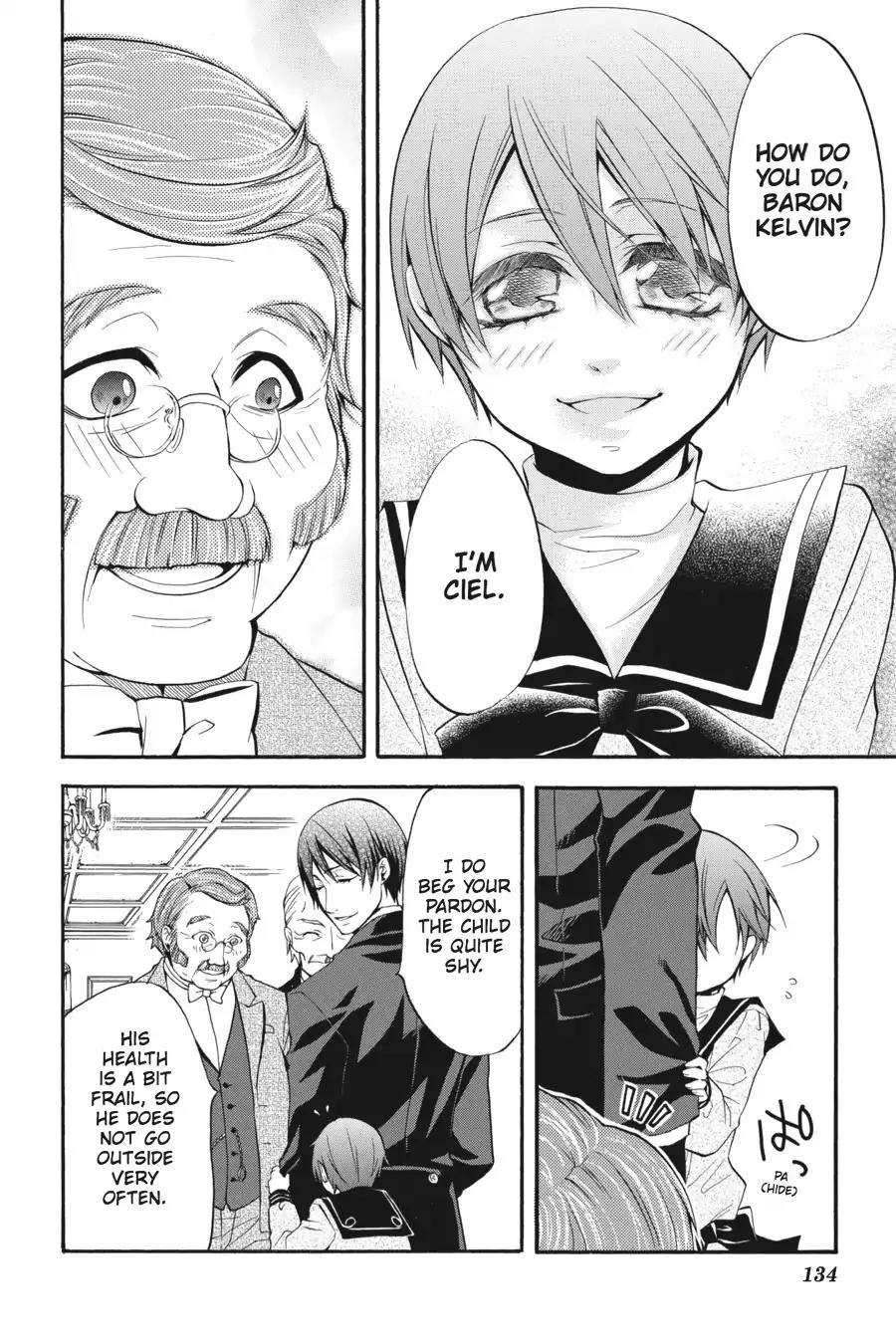 Kuroshitsuji Chapter 32 page 2 - Chapter 32: At midnight: The Butler, Mocking