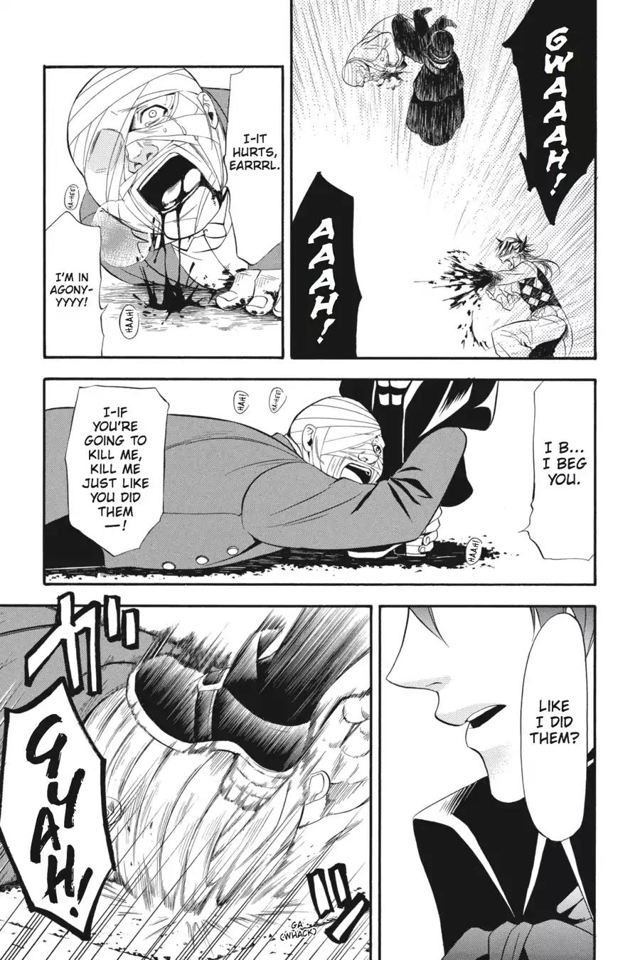 Kuroshitsuji Chapter 32 page 23 - Chapter 32: At midnight: The Butler, Mocking