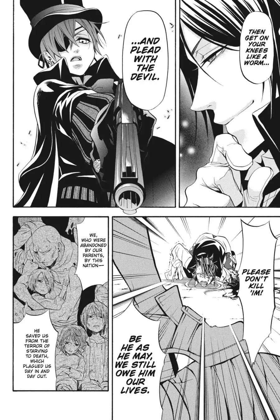 Kuroshitsuji Chapter 32 page 24 - Chapter 32: At midnight: The Butler, Mocking
