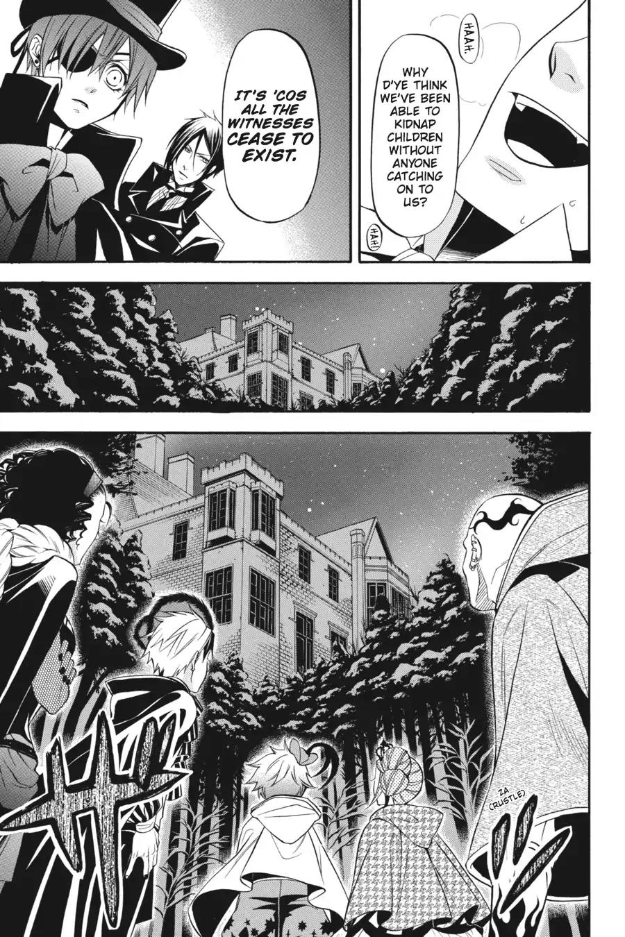 Kuroshitsuji Chapter 32 page 29 - Chapter 32: At midnight: The Butler, Mocking