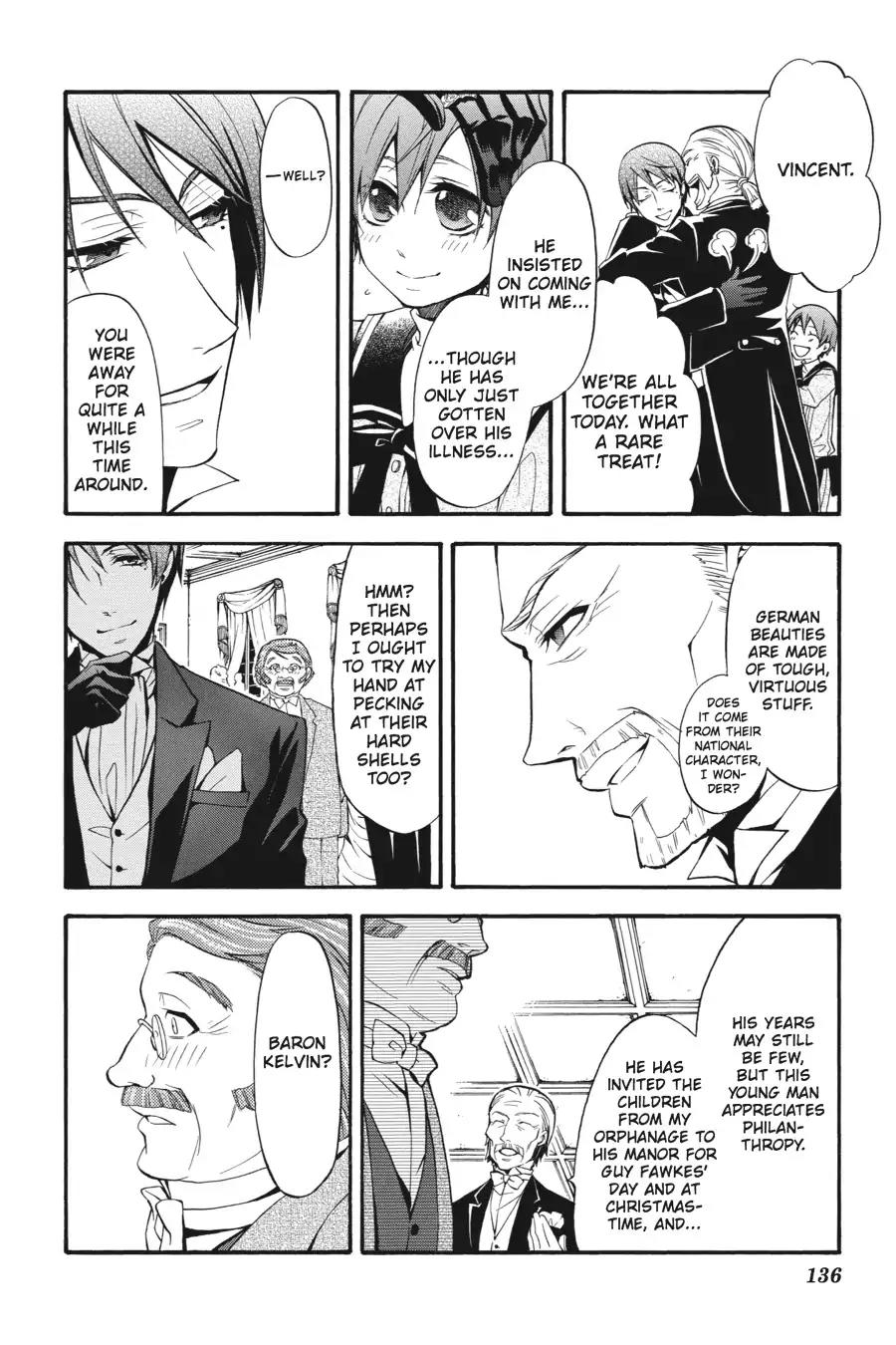 Kuroshitsuji Chapter 32 page 4 - Chapter 32: At midnight: The Butler, Mocking