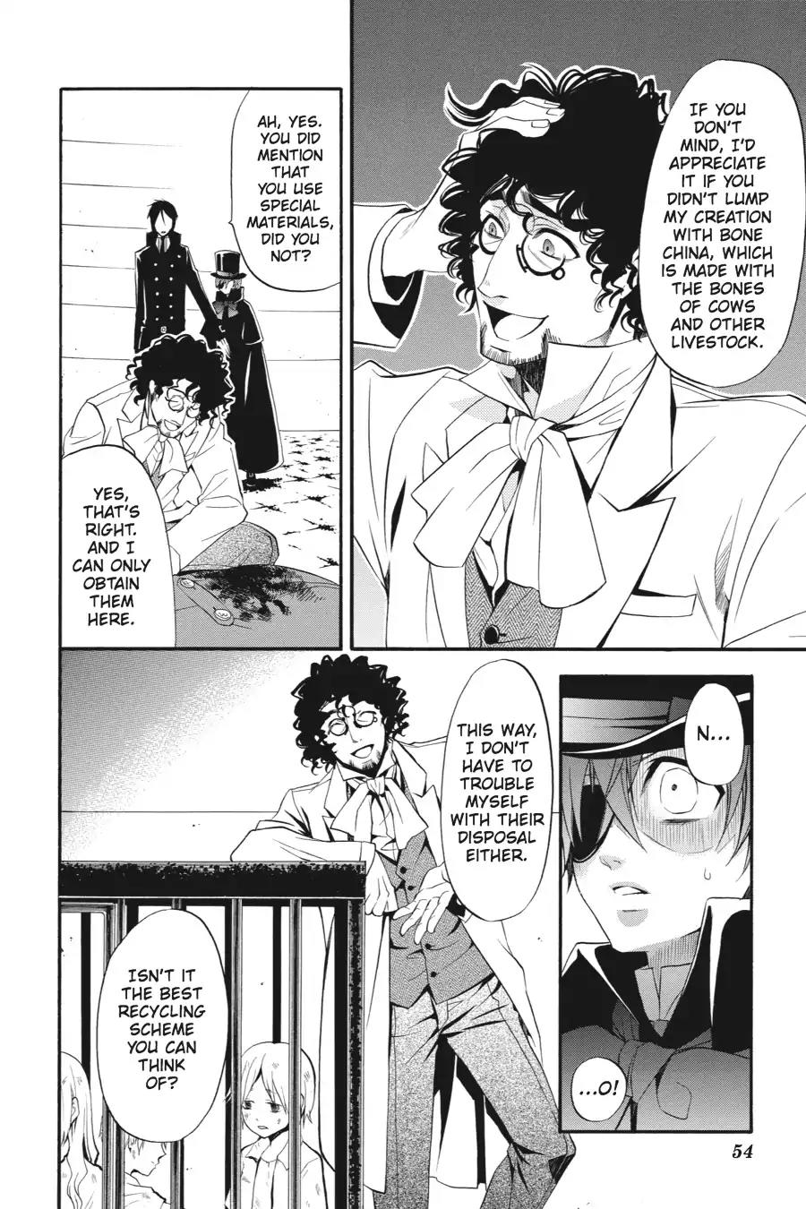 Kuroshitsuji Chapter 34 page 10 - Chapter 34: At noon: The Butler, Composed