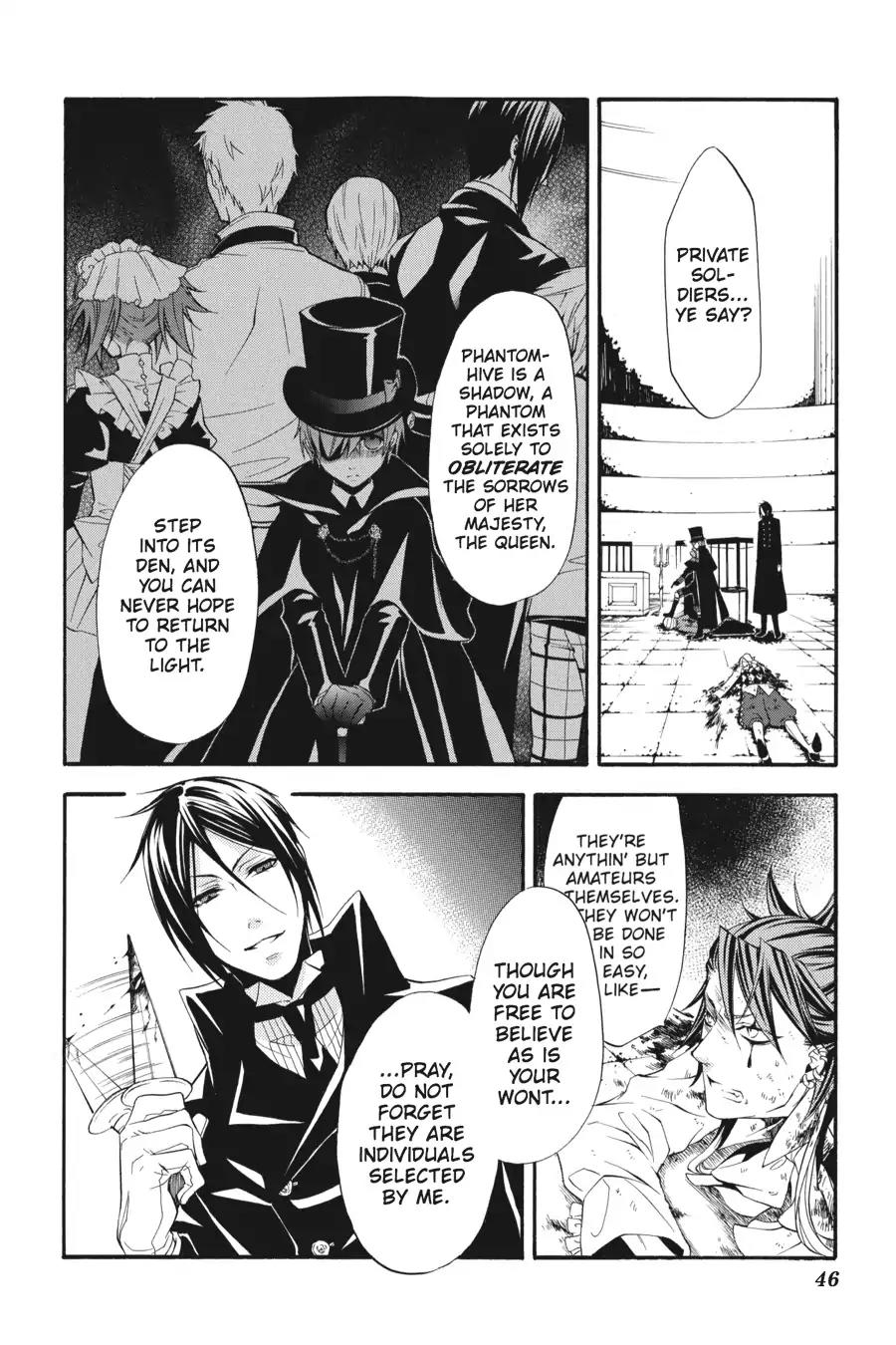 Kuroshitsuji Chapter 34 page 2 - Chapter 34: At noon: The Butler, Composed
