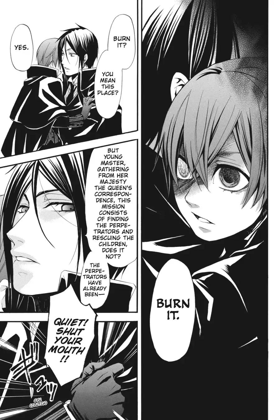 Kuroshitsuji Chapter 34 page 21 - Chapter 34: At noon: The Butler, Composed