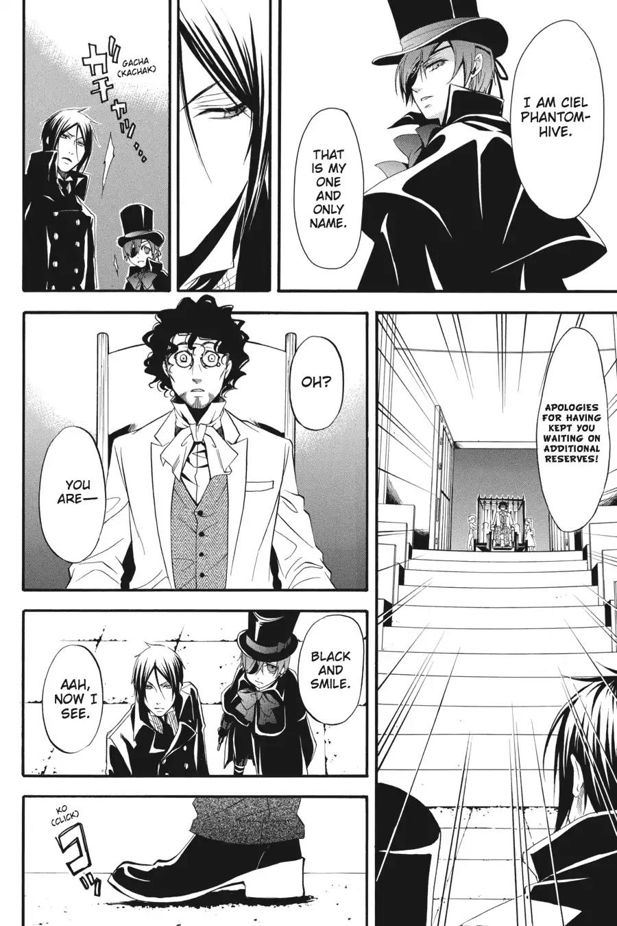 Kuroshitsuji Chapter 34 page 6 - Chapter 34: At noon: The Butler, Composed