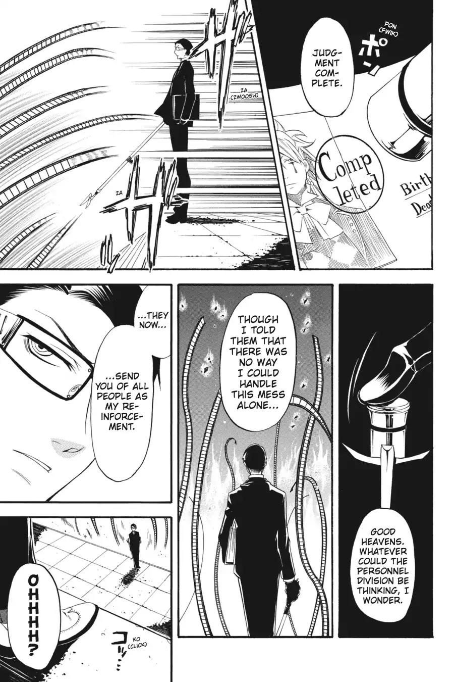 Kuroshitsuji Chapter 35 page 13 - Chapter 35: In the afternoon: The Butler, Executor