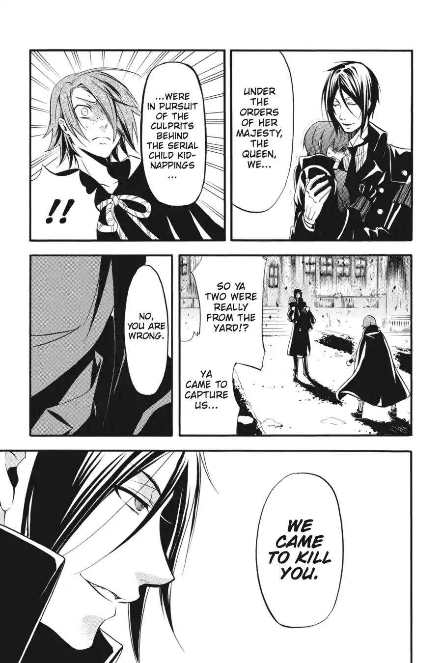 Kuroshitsuji Chapter 35 page 25 - Chapter 35: In the afternoon: The Butler, Executor