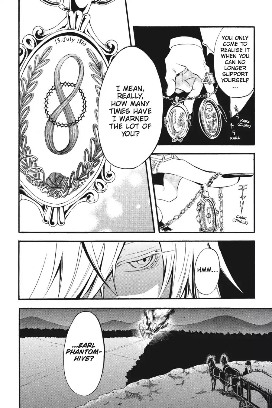 Kuroshitsuji Chapter 35 page 36 - Chapter 35: In the afternoon: The Butler, Executor