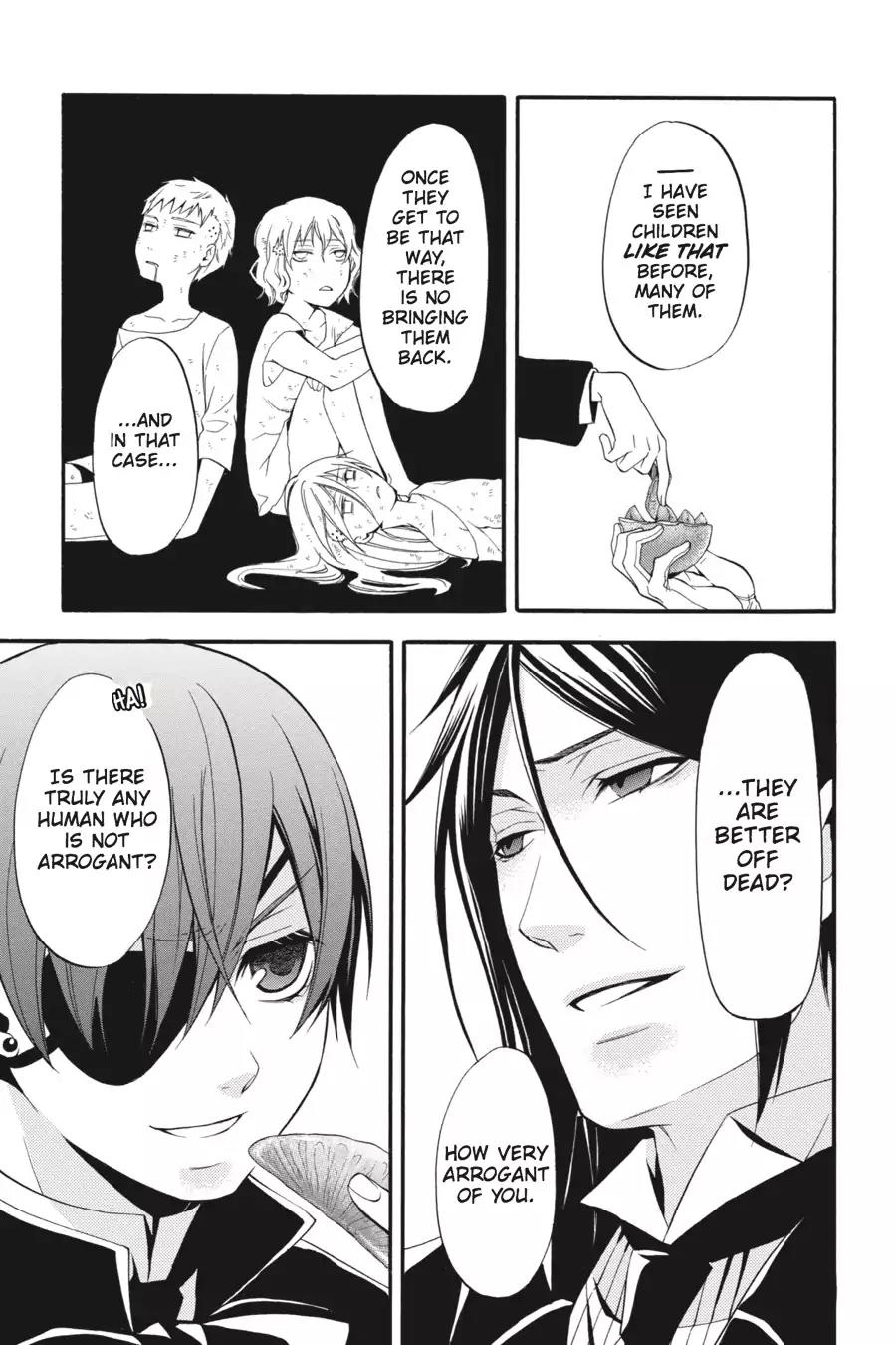 Kuroshitsuji Chapter 36 page 10 - Chapter 36: At night: The Butler, In Attendance