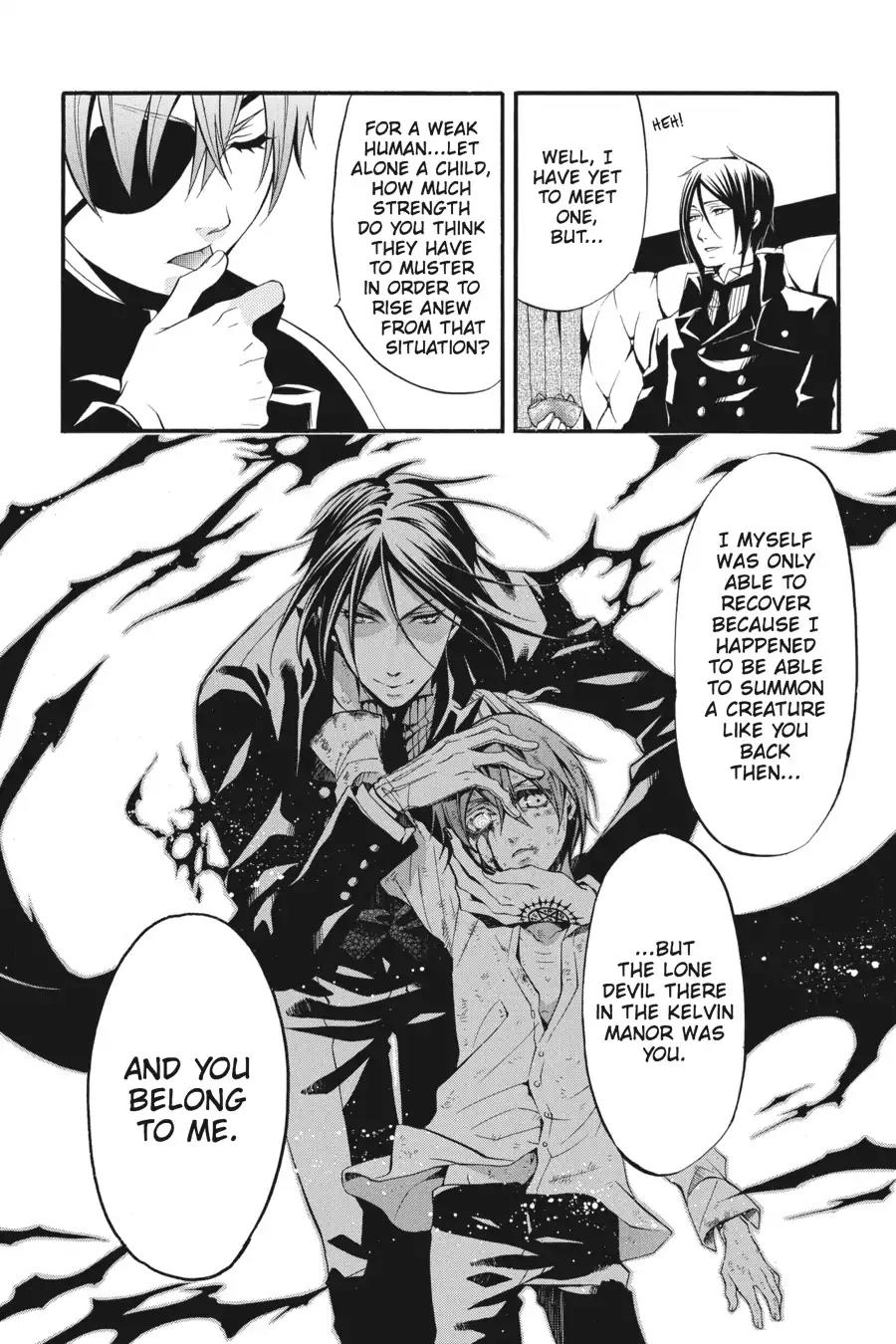 Kuroshitsuji Chapter 36 page 11 - Chapter 36: At night: The Butler, In Attendance