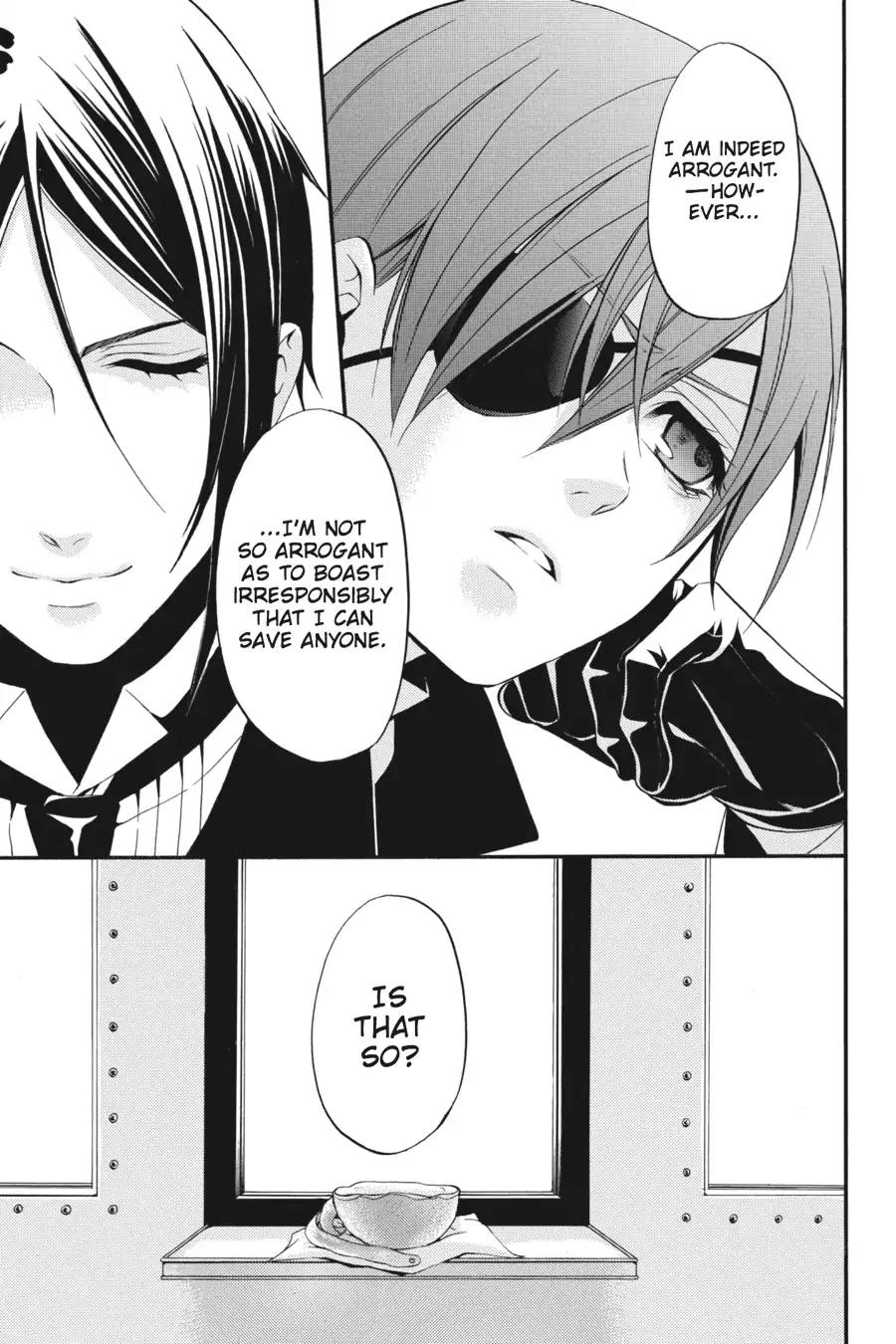 Kuroshitsuji Chapter 36 page 12 - Chapter 36: At night: The Butler, In Attendance