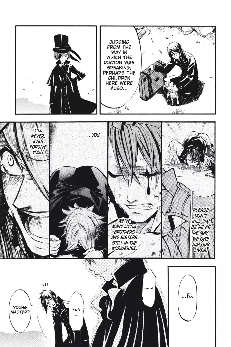 Kuroshitsuji Chapter 36 page 20 - Chapter 36: At night: The Butler, In Attendance
