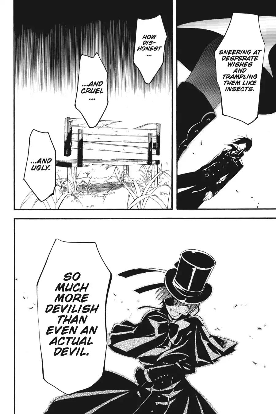 Kuroshitsuji Chapter 36 page 23 - Chapter 36: At night: The Butler, In Attendance
