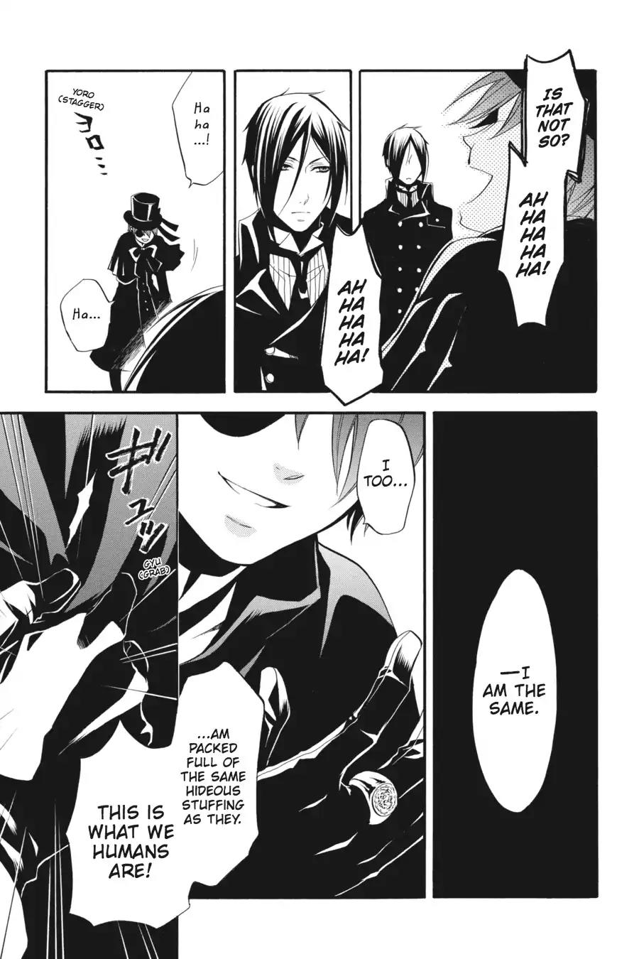 Kuroshitsuji Chapter 36 page 24 - Chapter 36: At night: The Butler, In Attendance