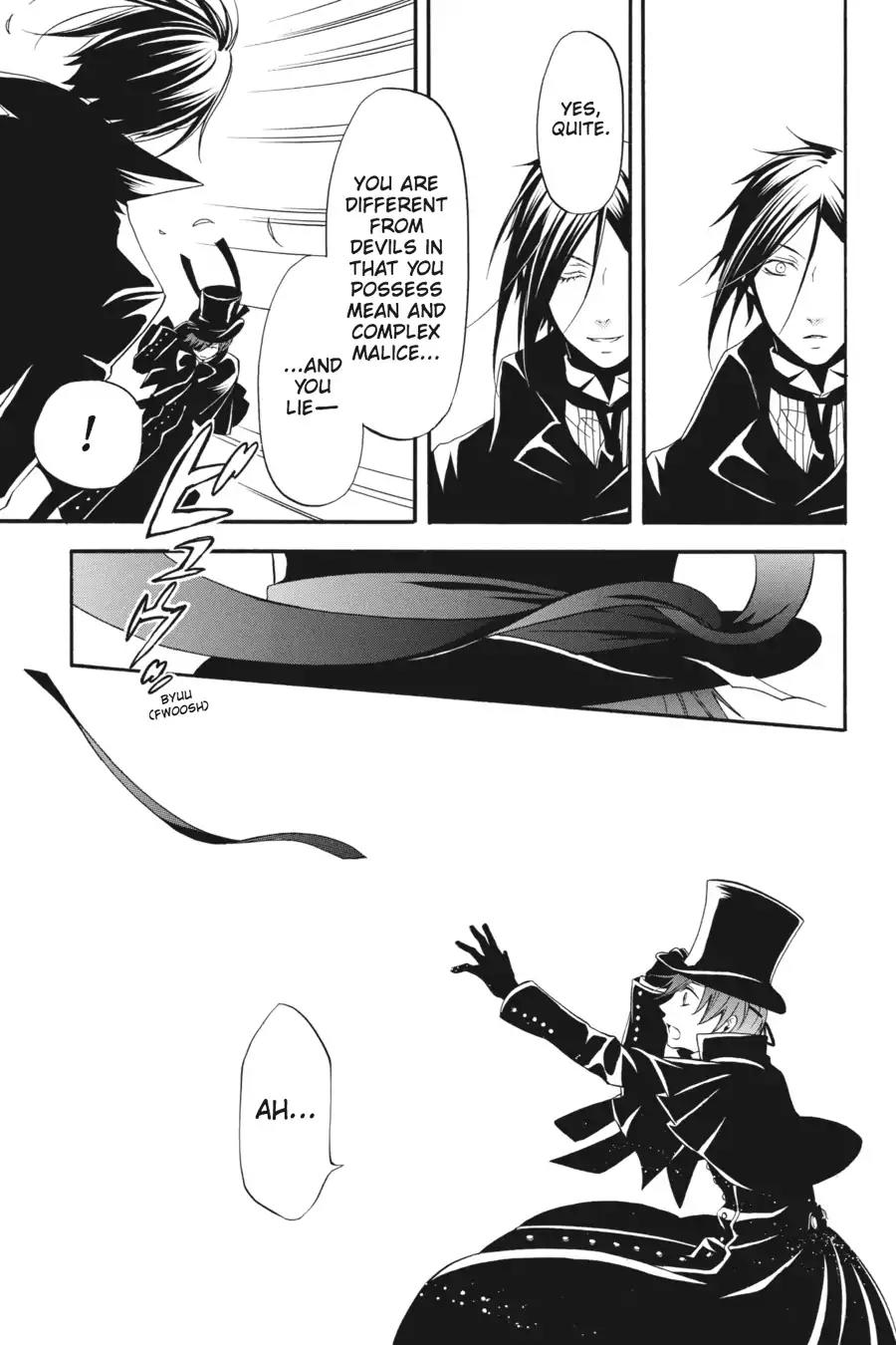 Kuroshitsuji Chapter 36 page 26 - Chapter 36: At night: The Butler, In Attendance
