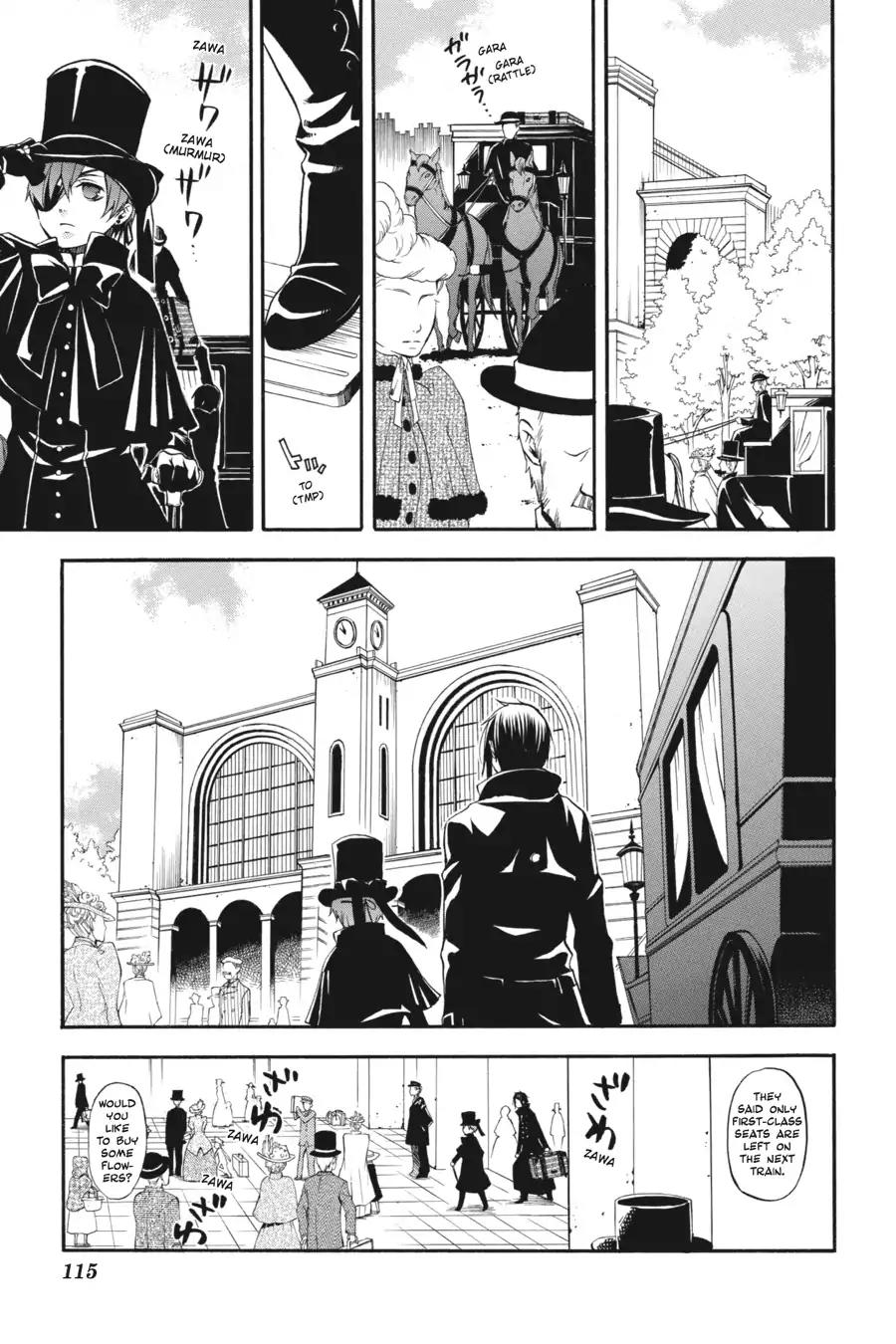 Kuroshitsuji Chapter 36 page 4 - Chapter 36: At night: The Butler, In Attendance
