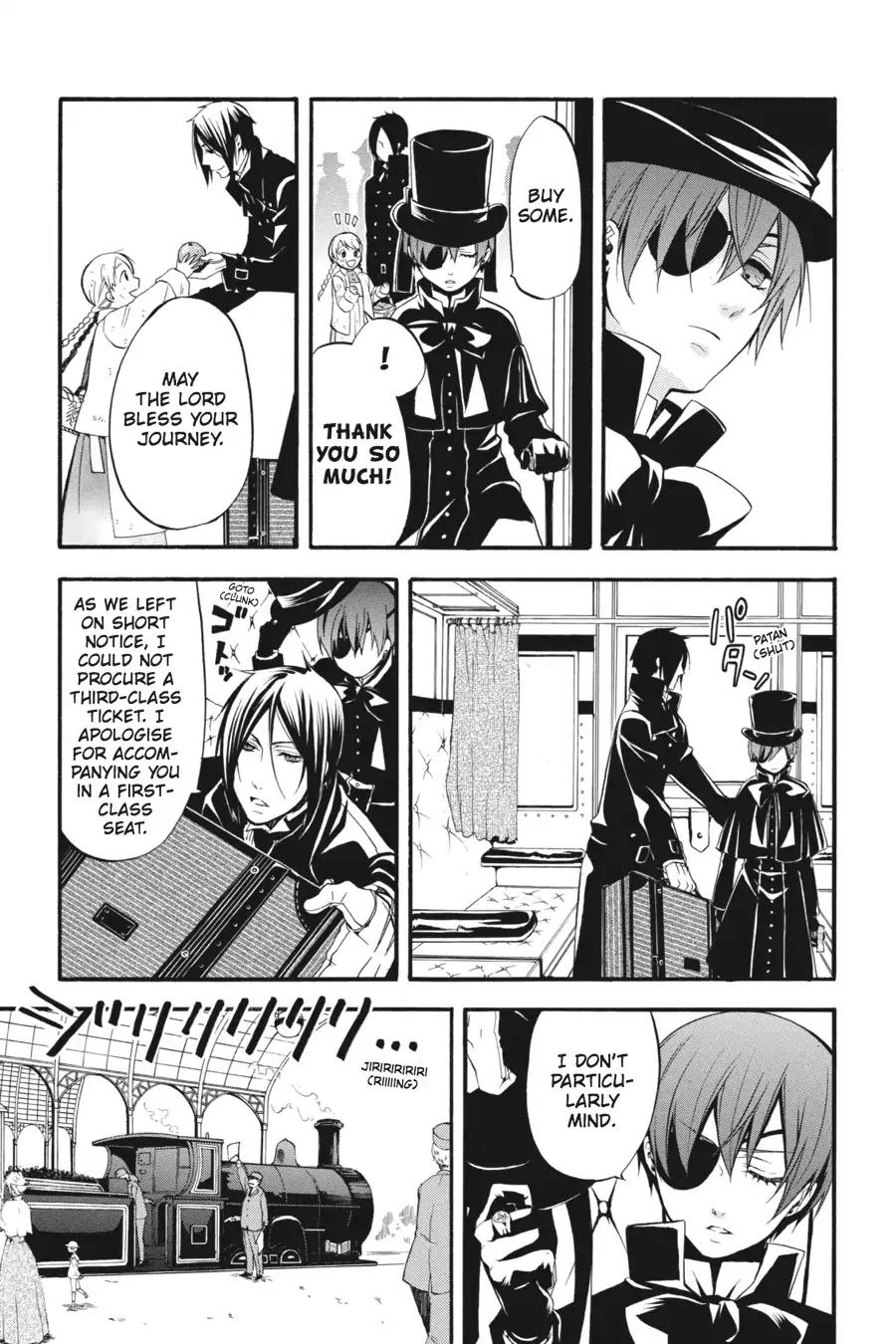 Kuroshitsuji Chapter 36 page 6 - Chapter 36: At night: The Butler, In Attendance