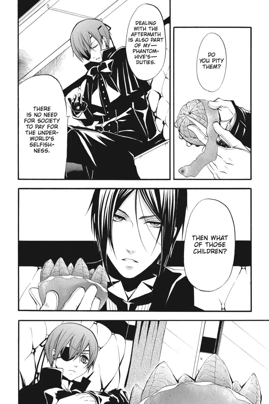 Kuroshitsuji Chapter 36 page 9 - Chapter 36: At night: The Butler, In Attendance