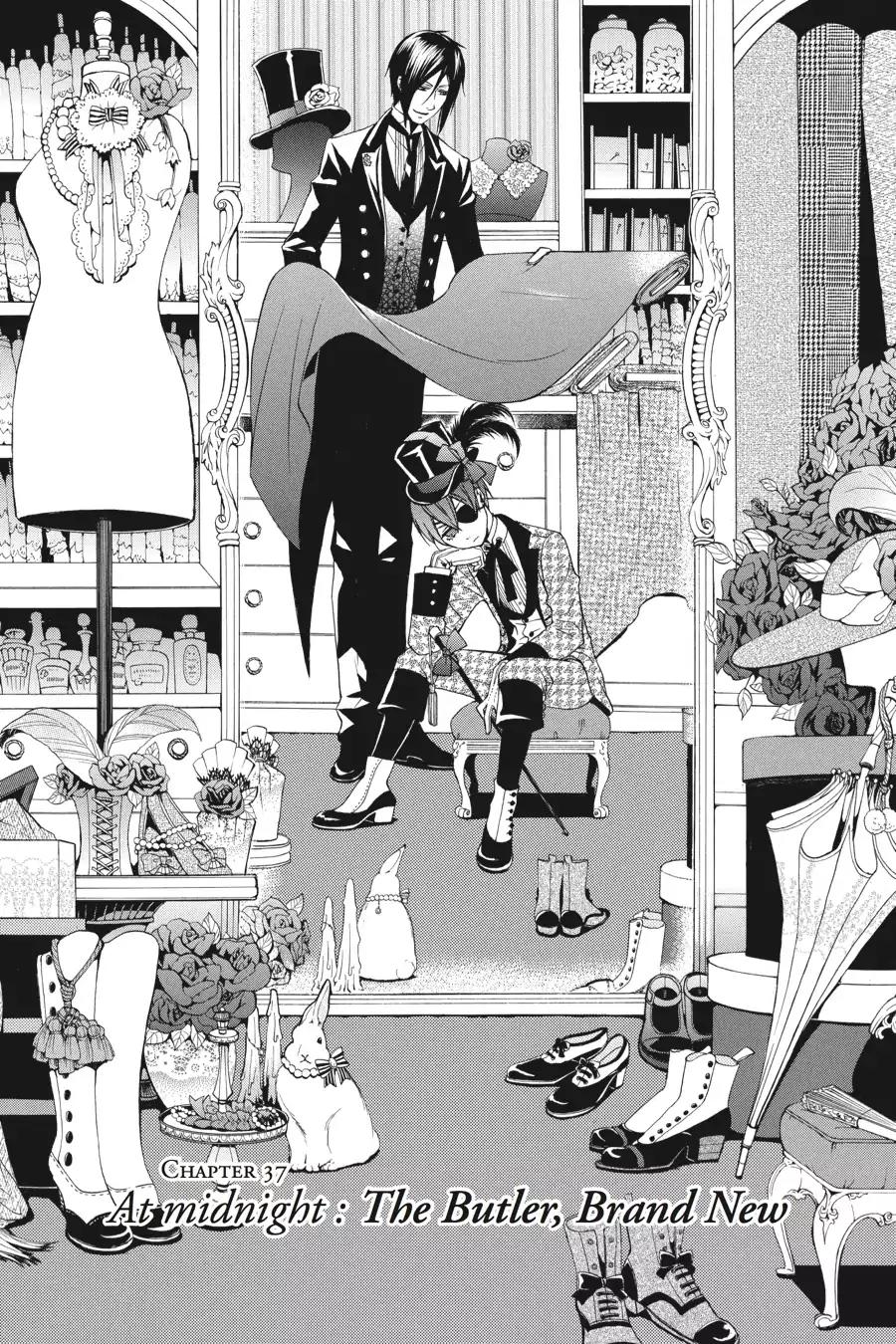 Kuroshitsuji Chapter 37 page 1 - Chapter 37: At midnight: The Butler, Brand New