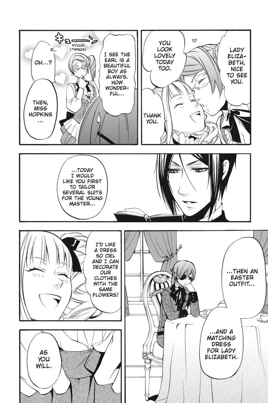Kuroshitsuji Chapter 37 page 10 - Chapter 37: At midnight: The Butler, Brand New