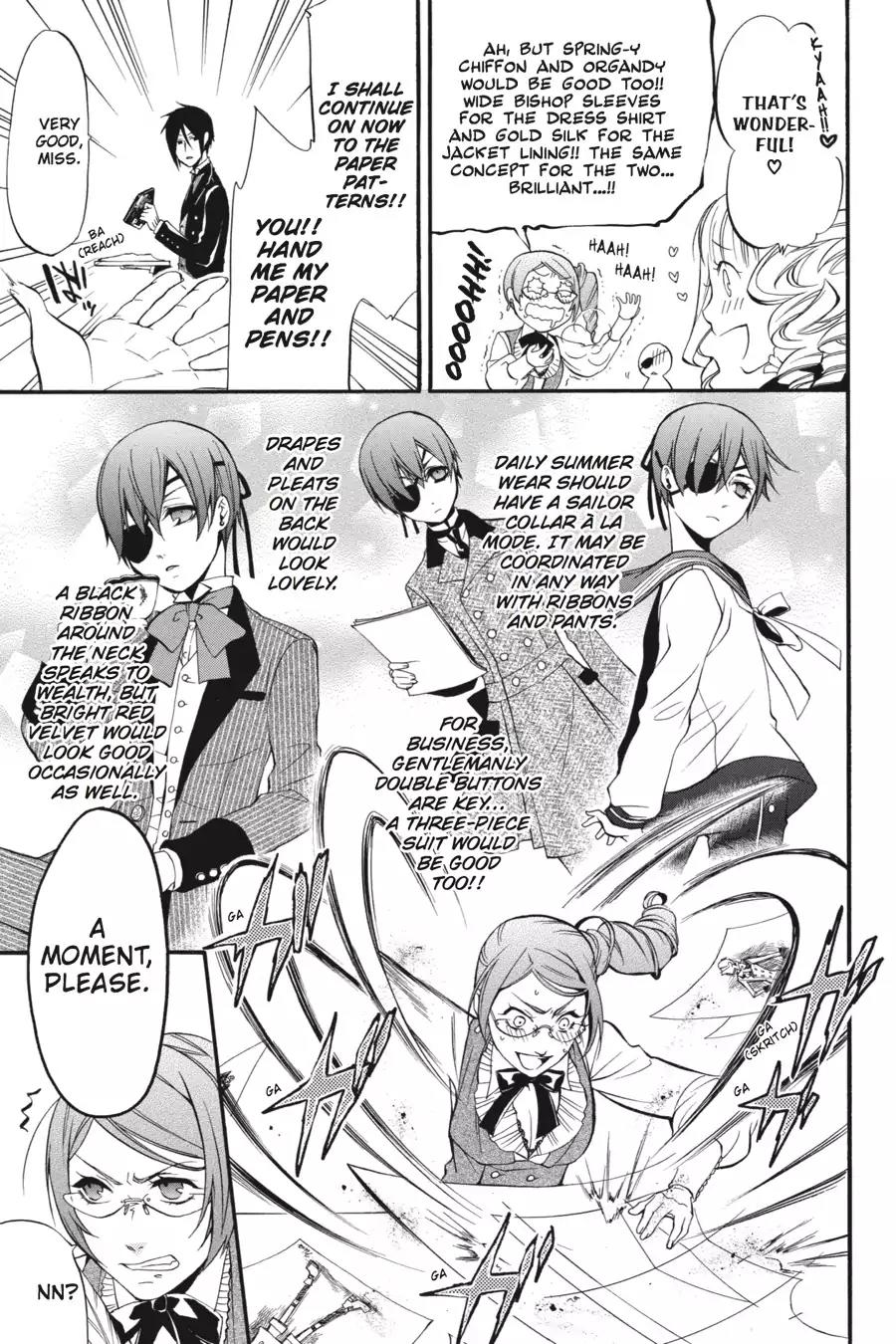 Kuroshitsuji Chapter 37 page 15 - Chapter 37: At midnight: The Butler, Brand New