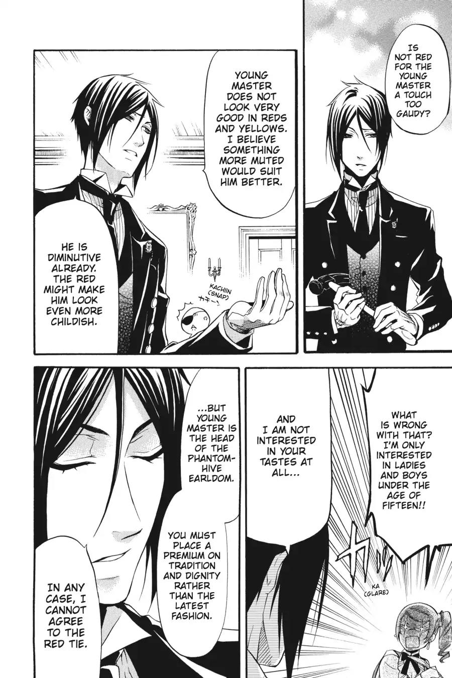 Kuroshitsuji Chapter 37 page 16 - Chapter 37: At midnight: The Butler, Brand New