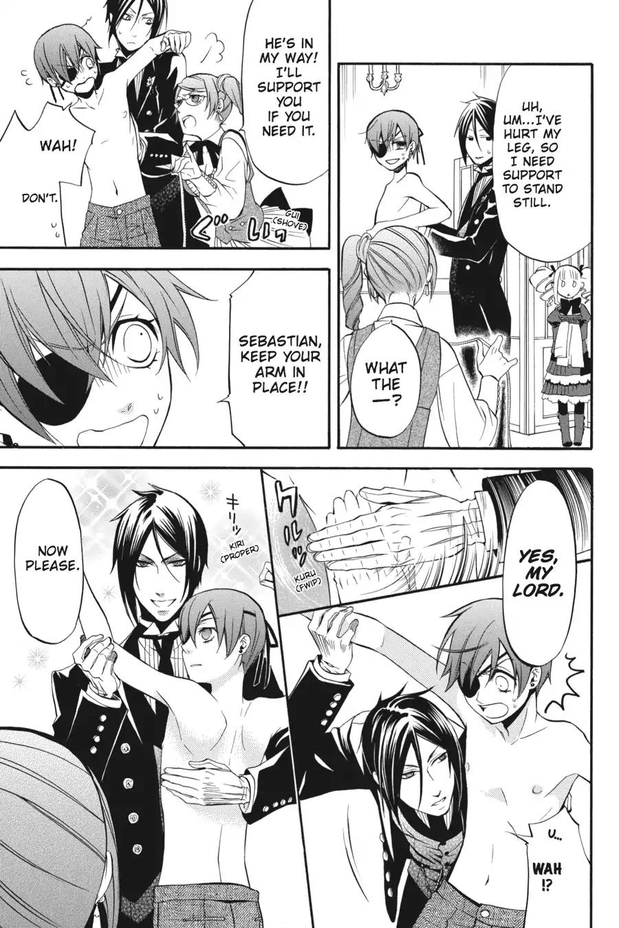 Kuroshitsuji Chapter 37 page 25 - Chapter 37: At midnight: The Butler, Brand New