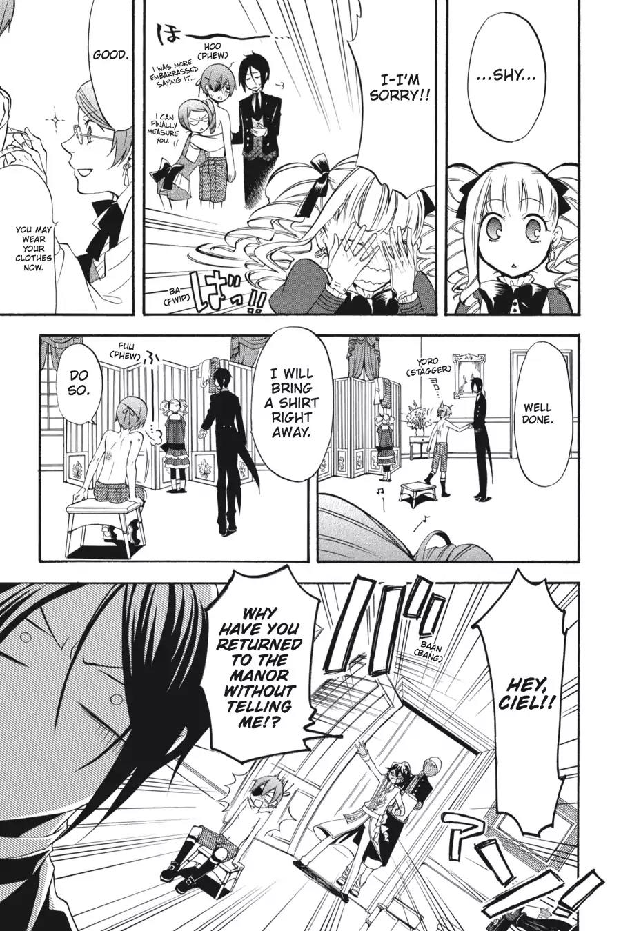 Kuroshitsuji Chapter 37 page 27 - Chapter 37: At midnight: The Butler, Brand New