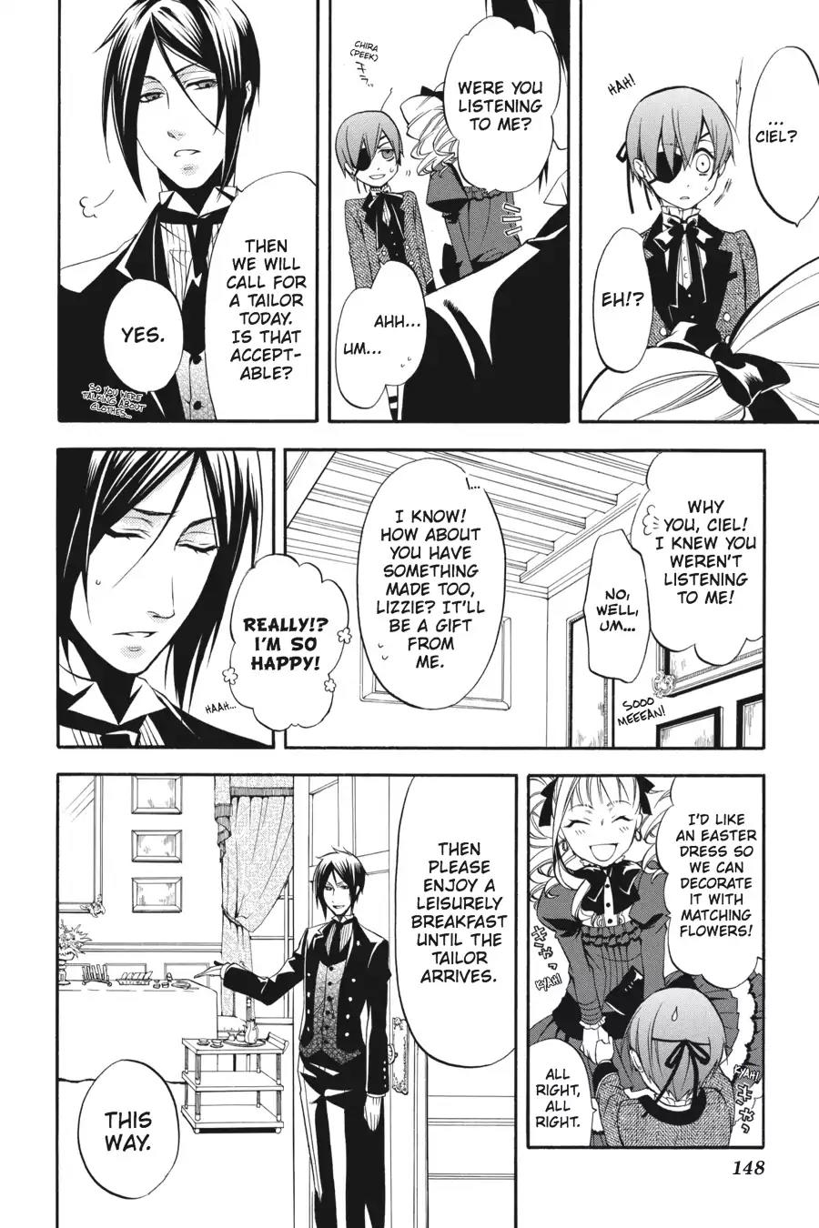 Kuroshitsuji Chapter 37 page 6 - Chapter 37: At midnight: The Butler, Brand New
