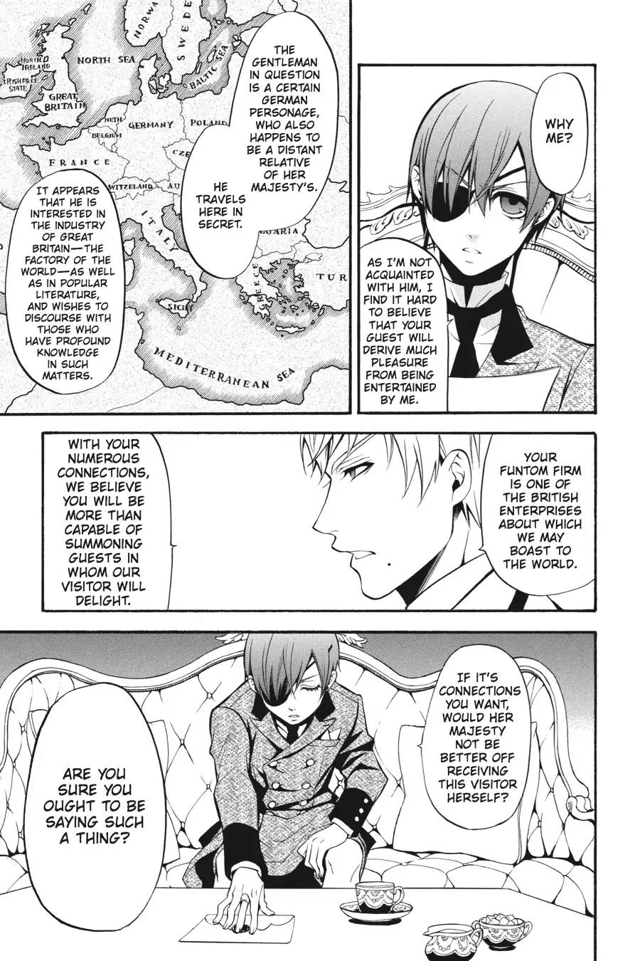 Kuroshitsuji Chapter 38 page 20 - Chapter 38: In the morning: The Butler, Wretched