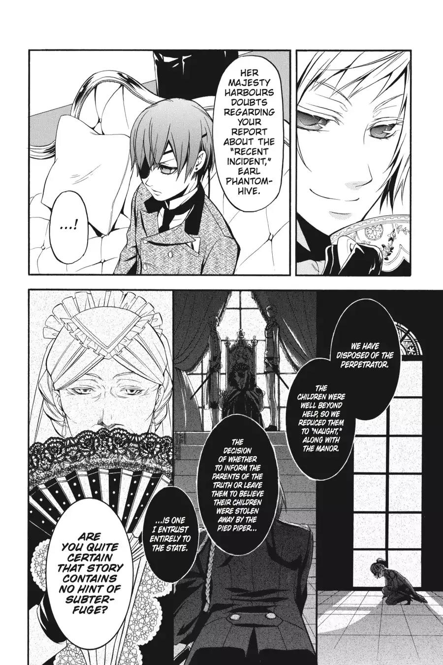 Kuroshitsuji Chapter 38 page 21 - Chapter 38: In the morning: The Butler, Wretched