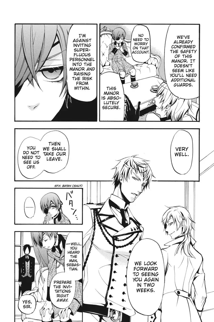 Kuroshitsuji Chapter 38 page 23 - Chapter 38: In the morning: The Butler, Wretched
