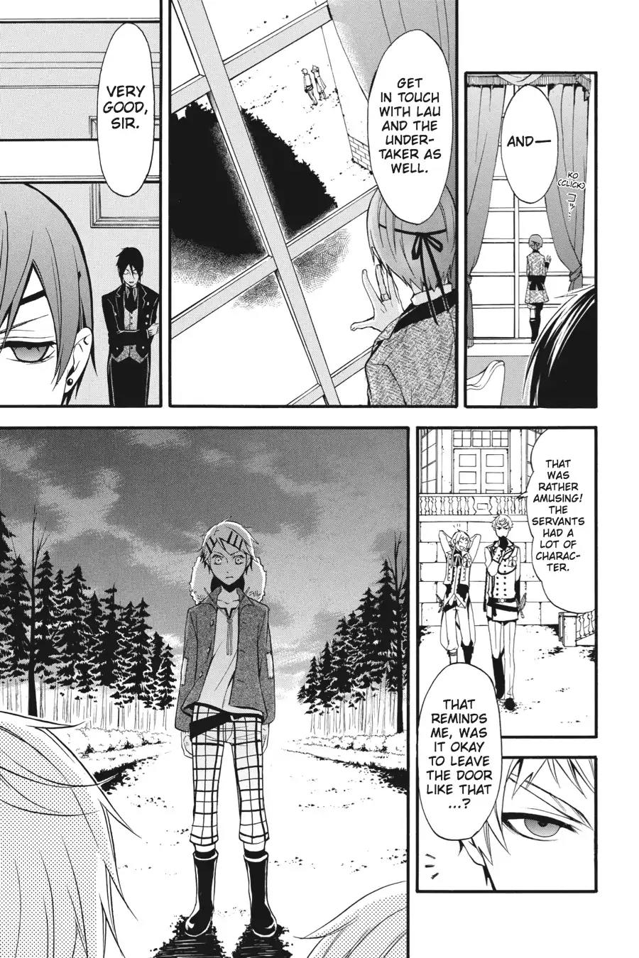 Kuroshitsuji Chapter 38 page 24 - Chapter 38: In the morning: The Butler, Wretched