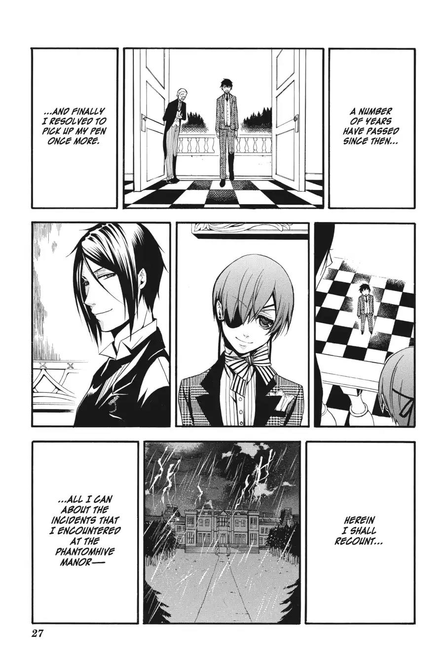 Kuroshitsuji Chapter 38 page 28 - Chapter 38: In the morning: The Butler, Wretched