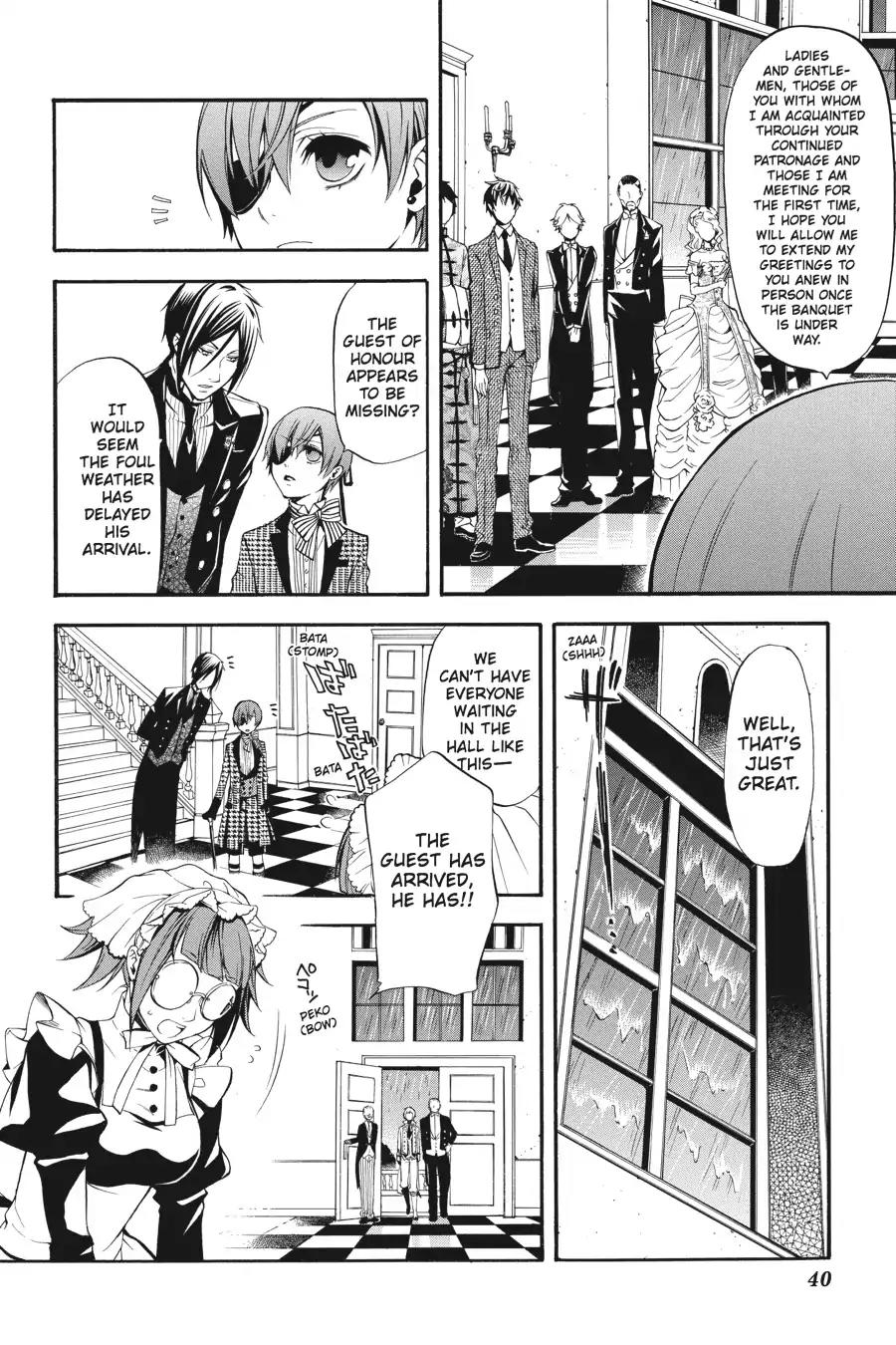 Kuroshitsuji Chapter 39 page 10 - Chapter 39: At noon: The Butler, Startled
