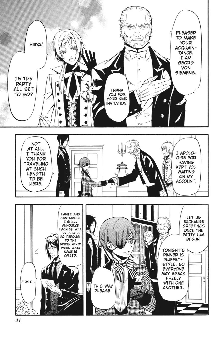 Kuroshitsuji Chapter 39 page 11 - Chapter 39: At noon: The Butler, Startled