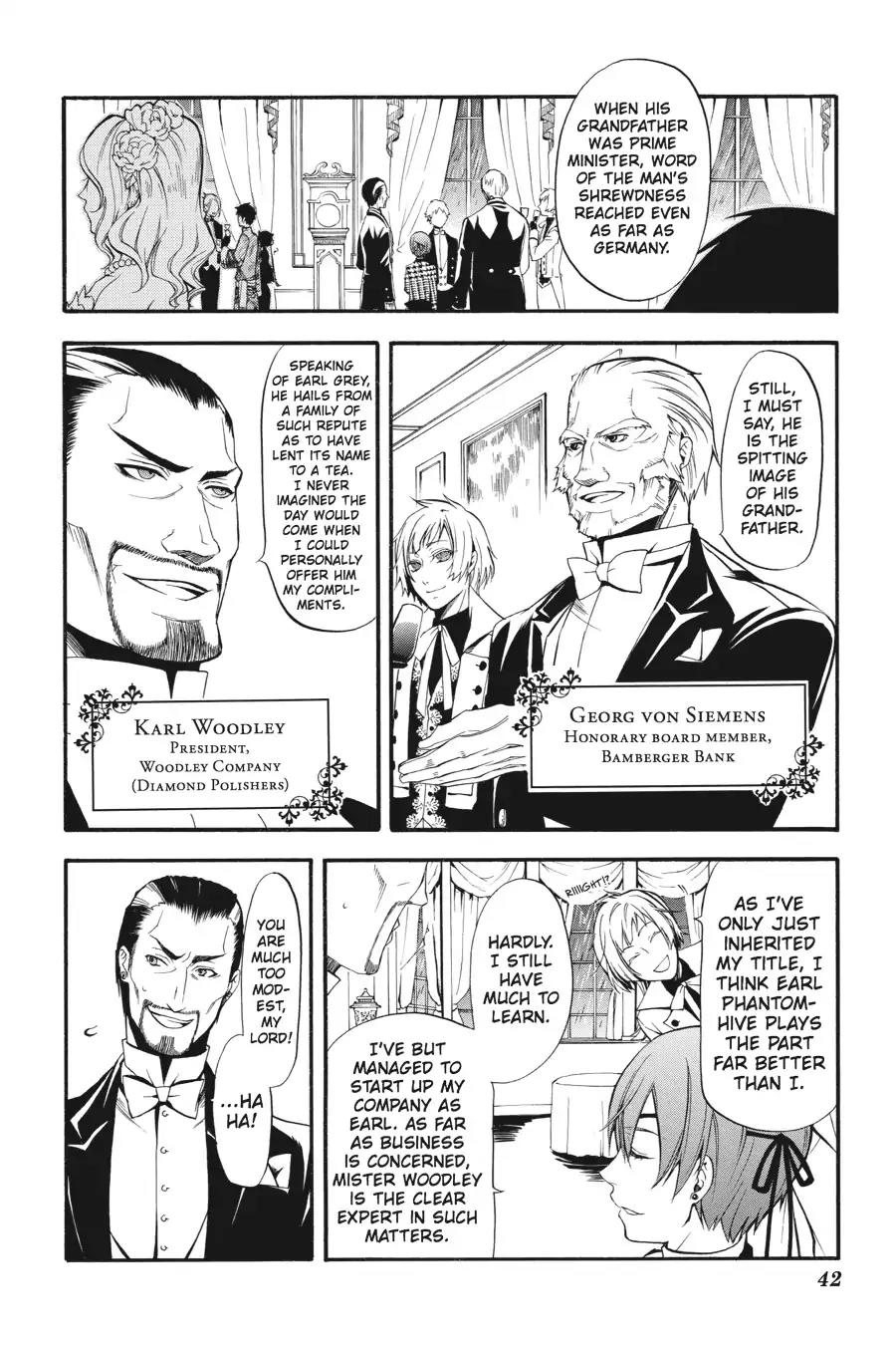 Kuroshitsuji Chapter 39 page 12 - Chapter 39: At noon: The Butler, Startled