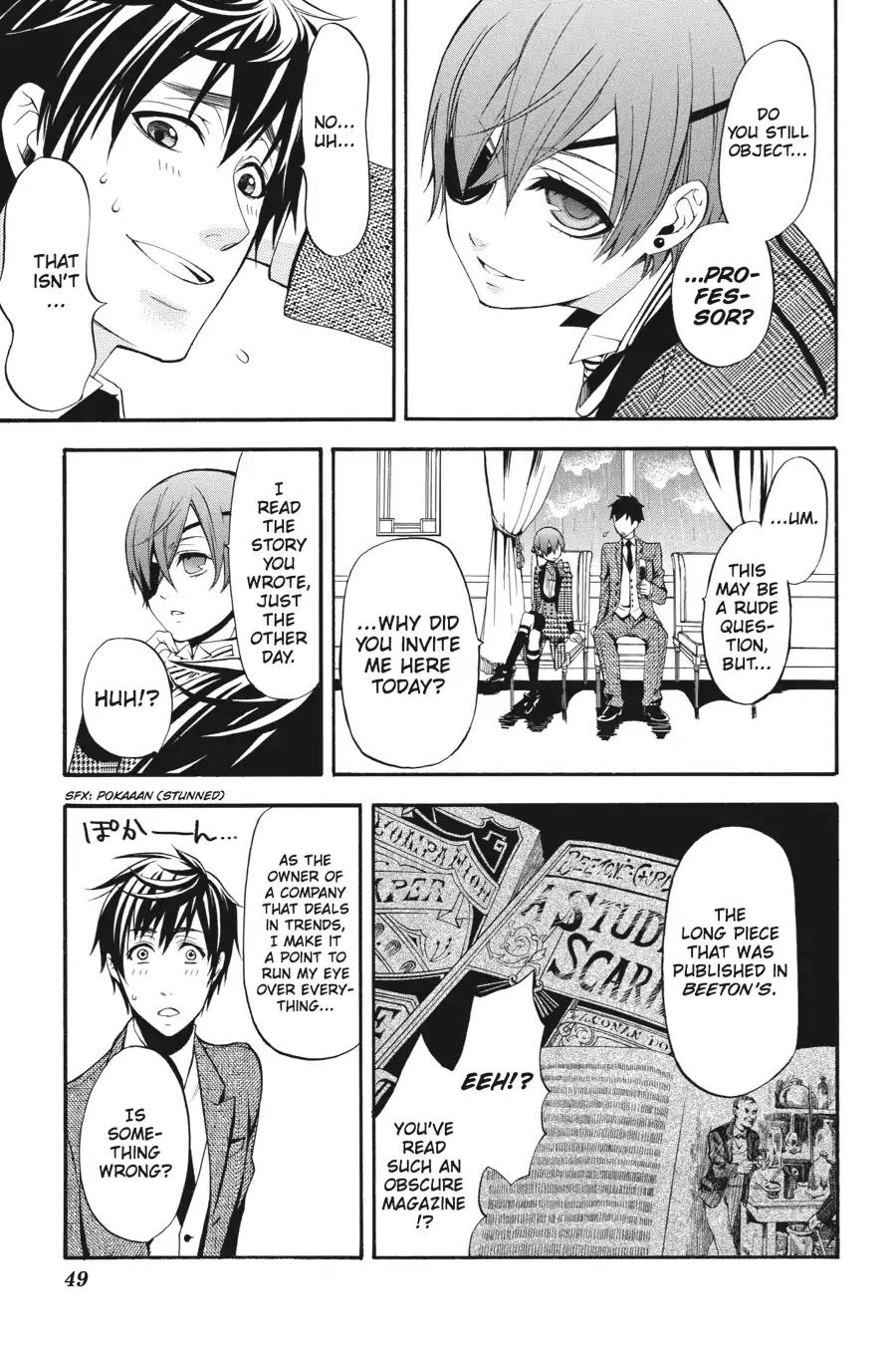 Kuroshitsuji Chapter 39 page 19 - Chapter 39: At noon: The Butler, Startled