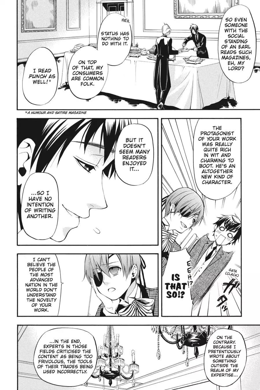 Kuroshitsuji Chapter 39 page 20 - Chapter 39: At noon: The Butler, Startled