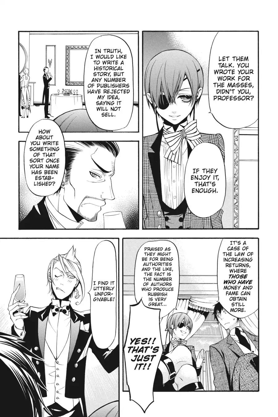 Kuroshitsuji Chapter 39 page 21 - Chapter 39: At noon: The Butler, Startled