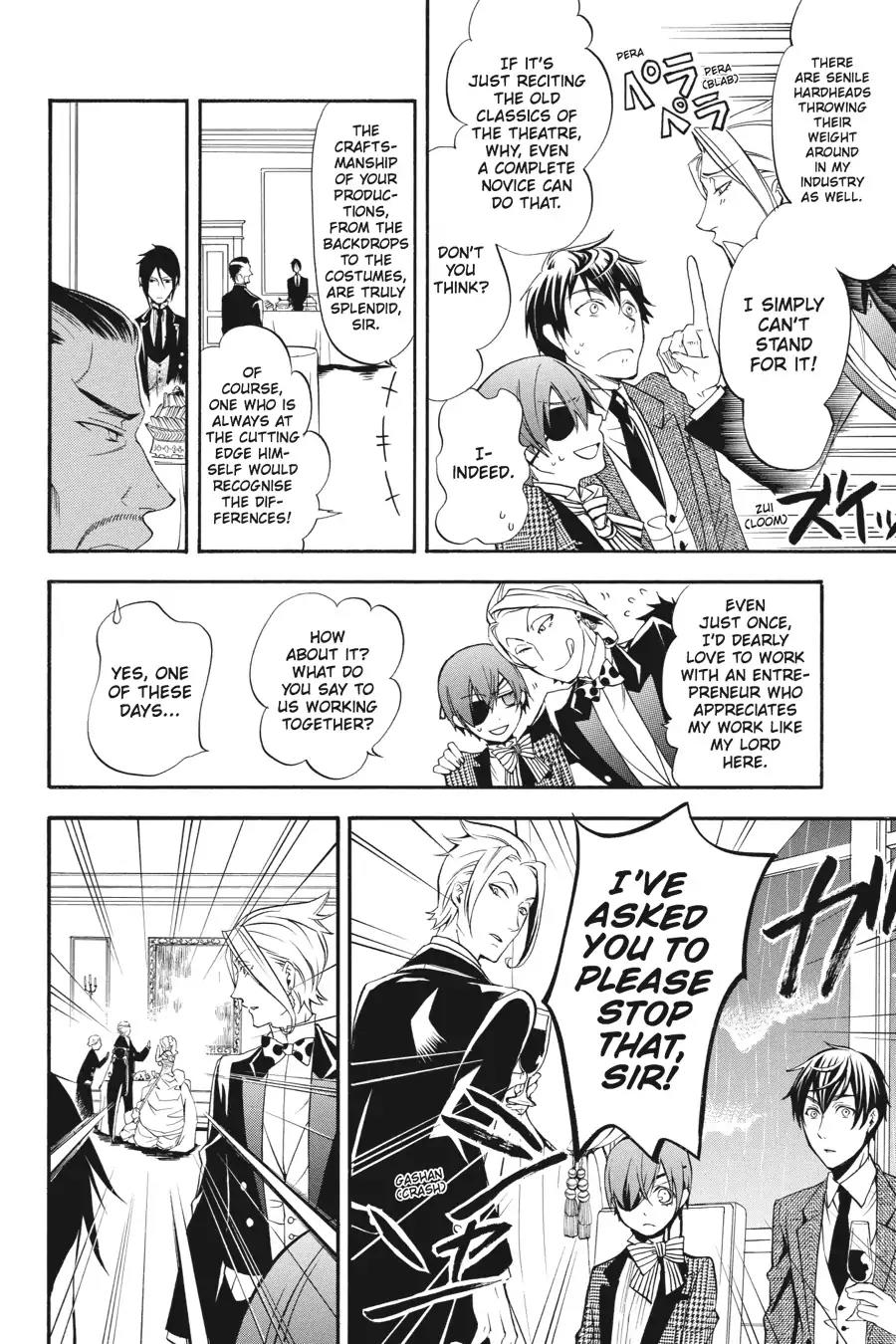 Kuroshitsuji Chapter 39 page 22 - Chapter 39: At noon: The Butler, Startled