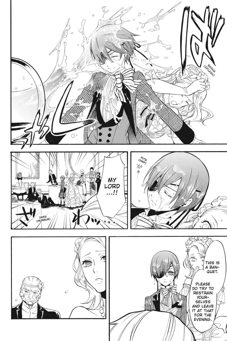 Kuroshitsuji Chapter 39 page 24 - Chapter 39: At noon: The Butler, Startled