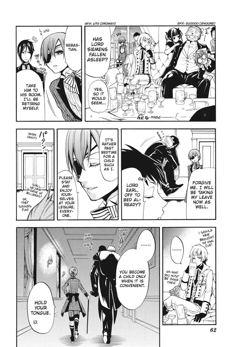 Kuroshitsuji Chapter 39 page 32 - Chapter 39: At noon: The Butler, Startled